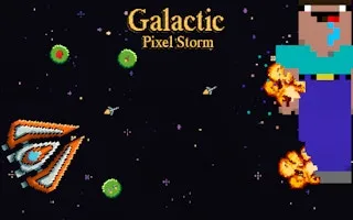 Galactic Pixel Storm: Retro Space Combat